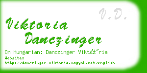 viktoria danczinger business card